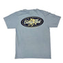 Woven Oval Short Sleeve Powder