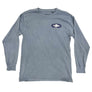 Woven Oval Long Sleeve Gray