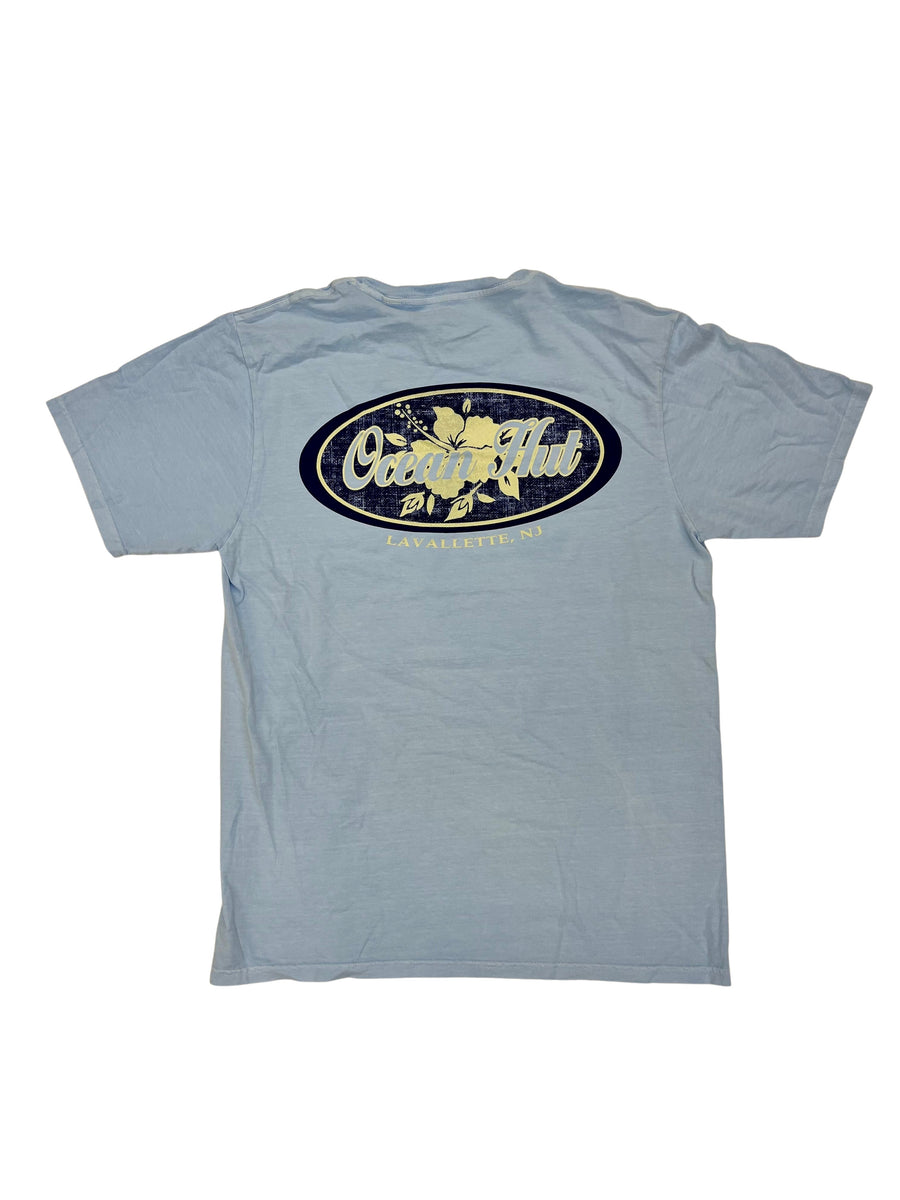 Woven Oval Short Sleeve Powder