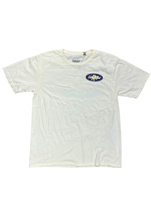 Woven Oval Short Sleeve Ivory