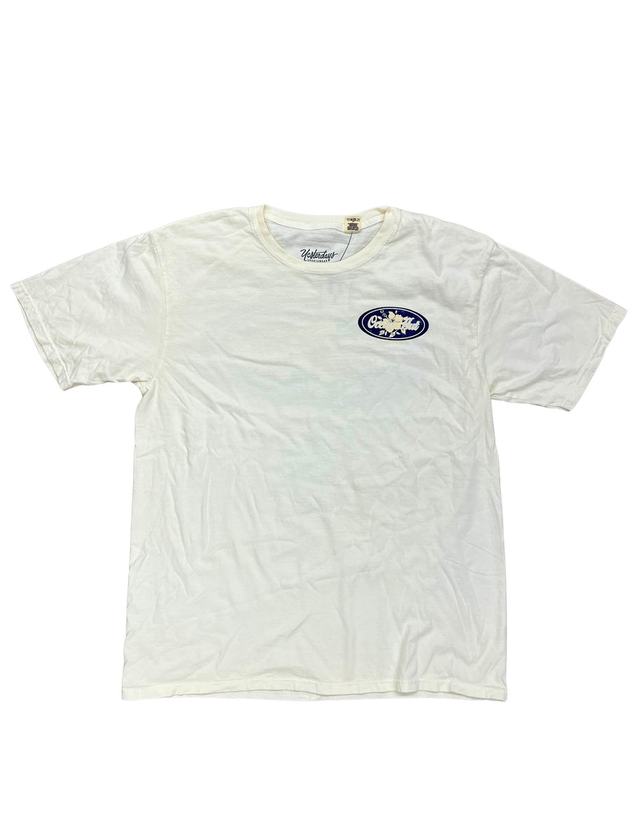Woven Oval Short Sleeve Ivory