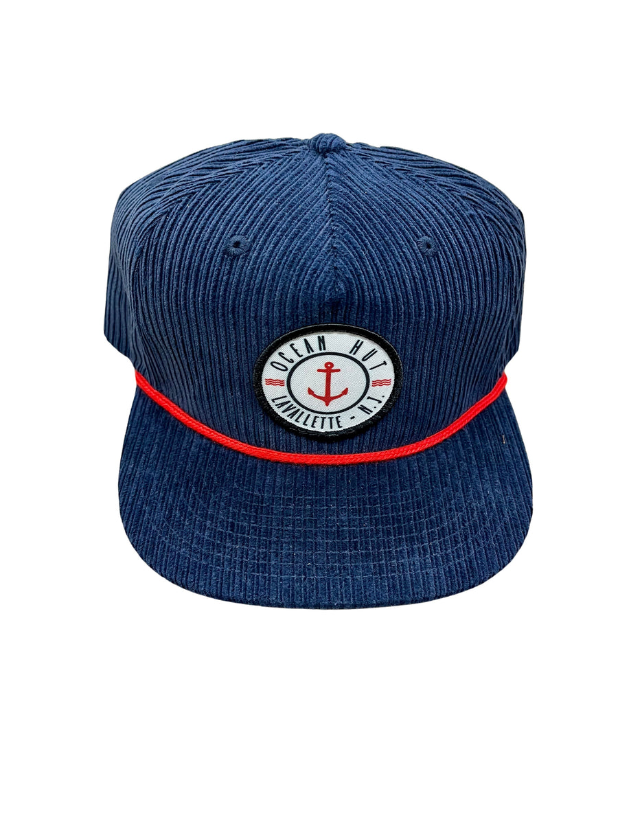 Anchor Cord Hat Navy