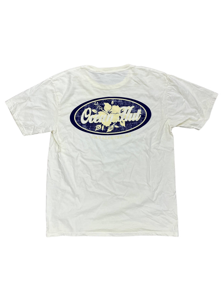 Woven Oval Short Sleeve Ivory