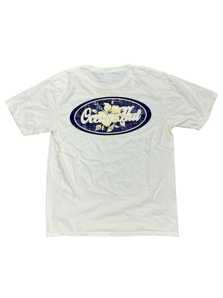 Woven Oval Short Sleeve Ivory