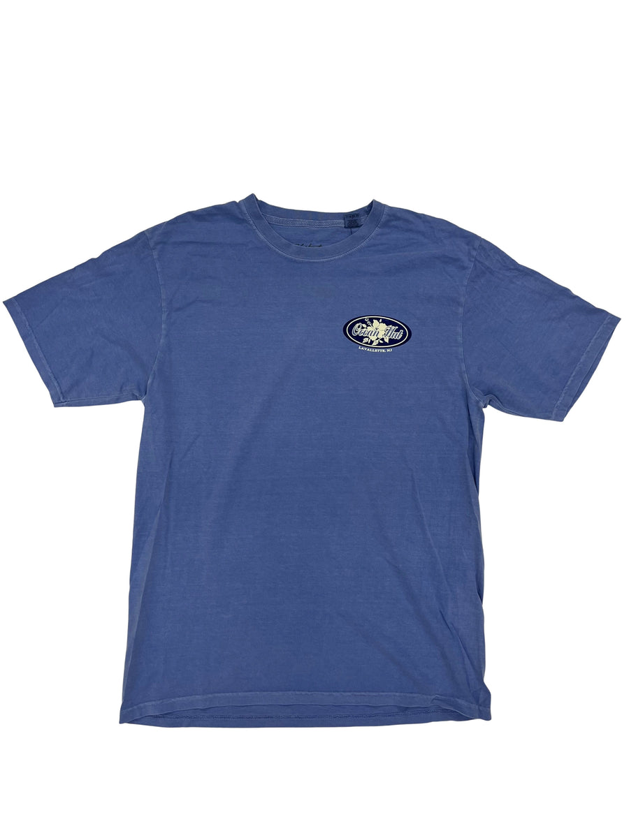 Woven Oval Short Sleeve Atlantic