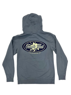 Woven Oval Hood Gray
