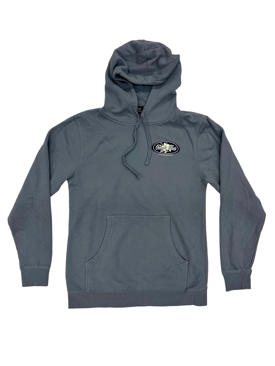 Woven Oval Hood Gray